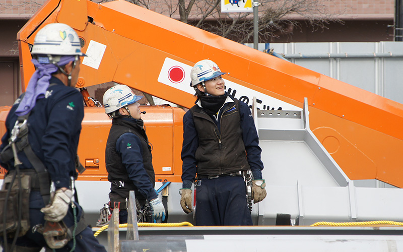 建築職人甲子園に向けての撮影をいたしました。